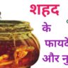 शहद के फायदे नुकसान best remedies Honey