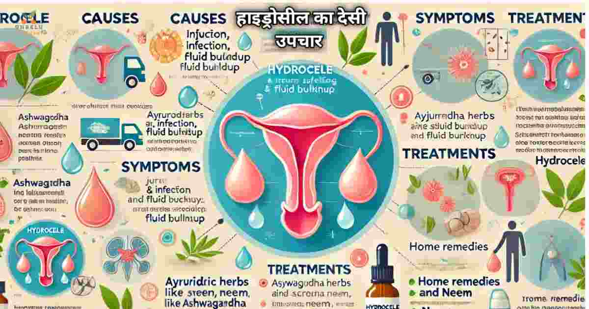 हाइड्रोसील का देसी उपचार 100% प्राकृतिक और असरदार तरीके से हाइड्रोसील का इलाज करें